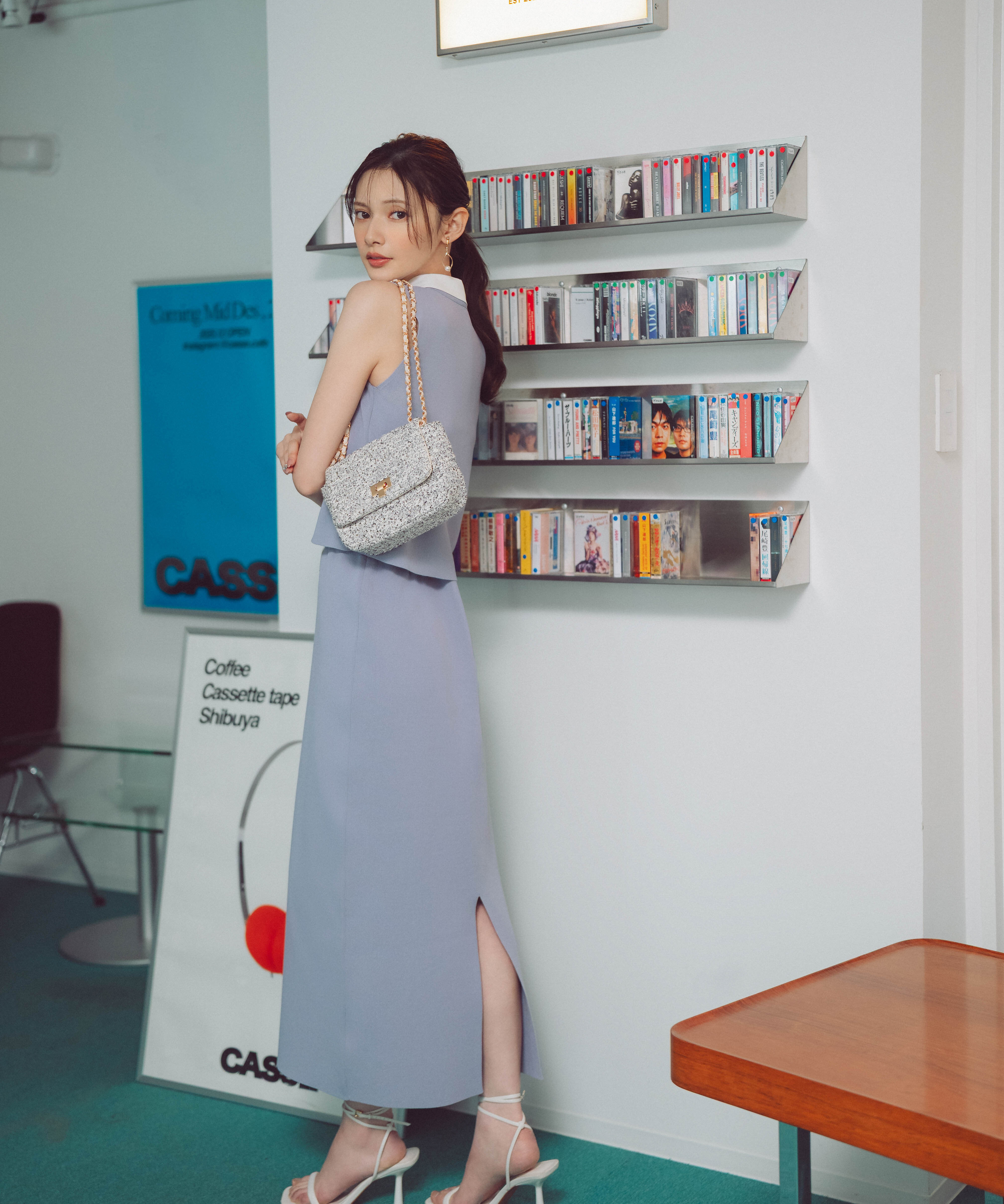 PROPORTION BODY DRESSING「＜青島心さん着用＞衿ドッキングニットセットアップ」|ワンピース|
