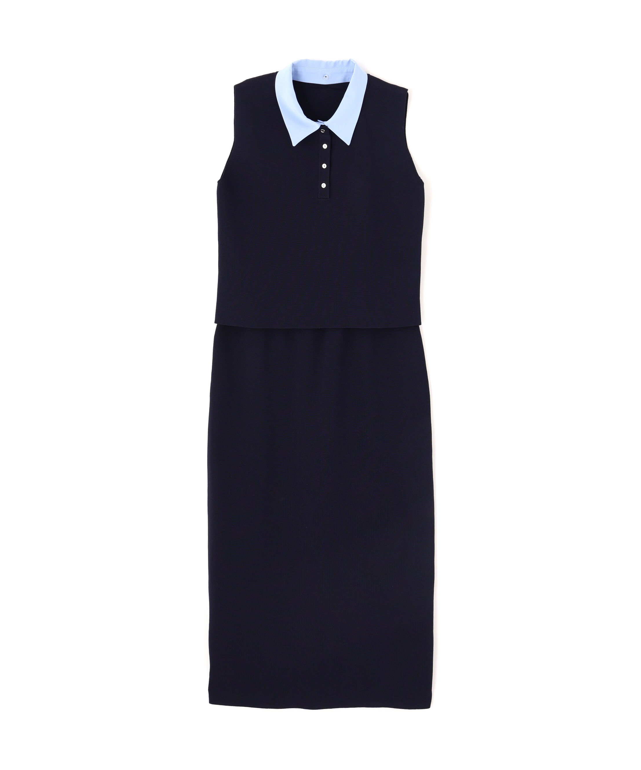 PROPORTION BODY DRESSING「＜青島心さん着用＞衿ドッキングニットセットアップ」|ワンピース|
