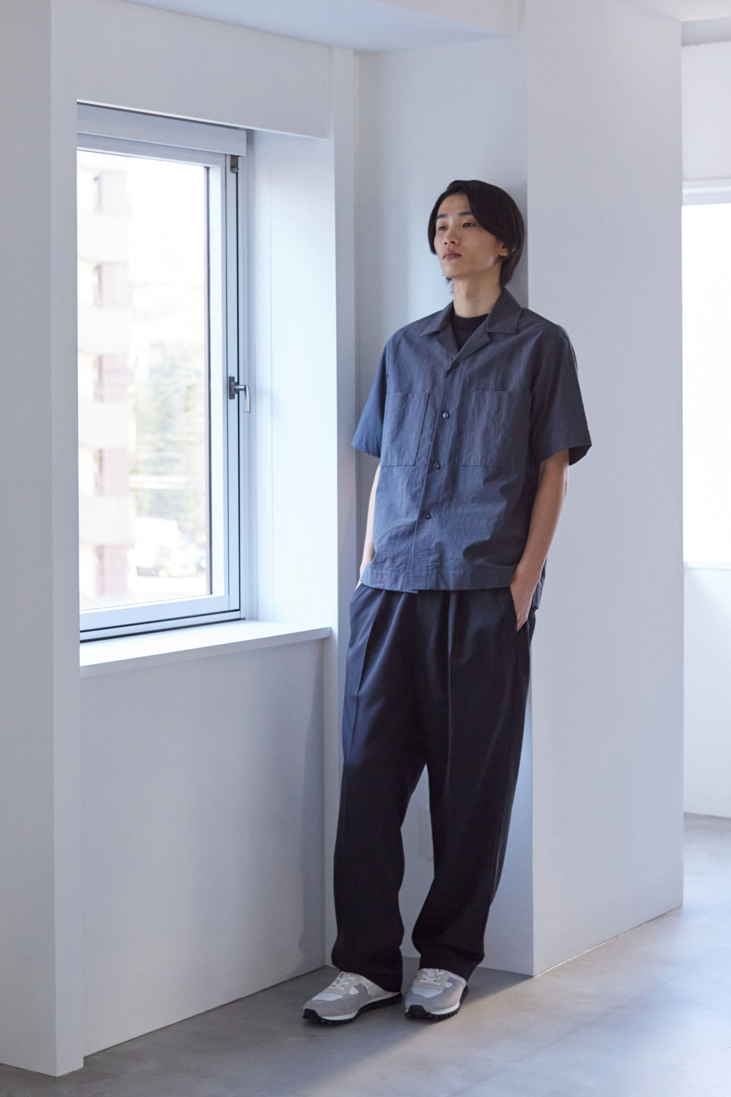 YLEVE 「YLEVE / COTTON NYLON WASHER SHIRT」|シャツ・ブラウス|