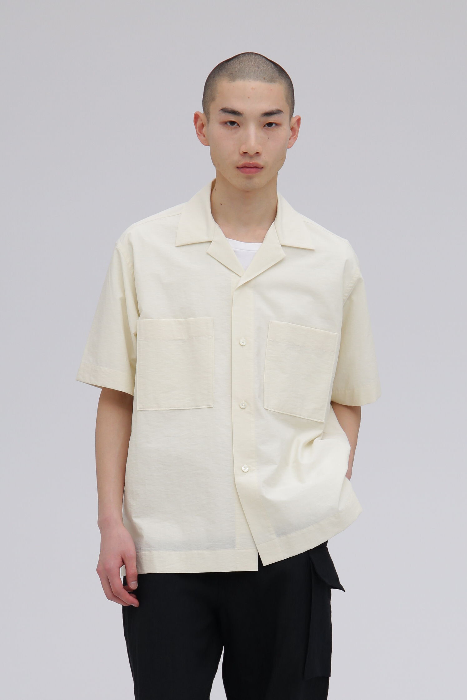 YLEVE 「YLEVE / COTTON NYLON WASHER SHIRT」|シャツ・ブラウス|