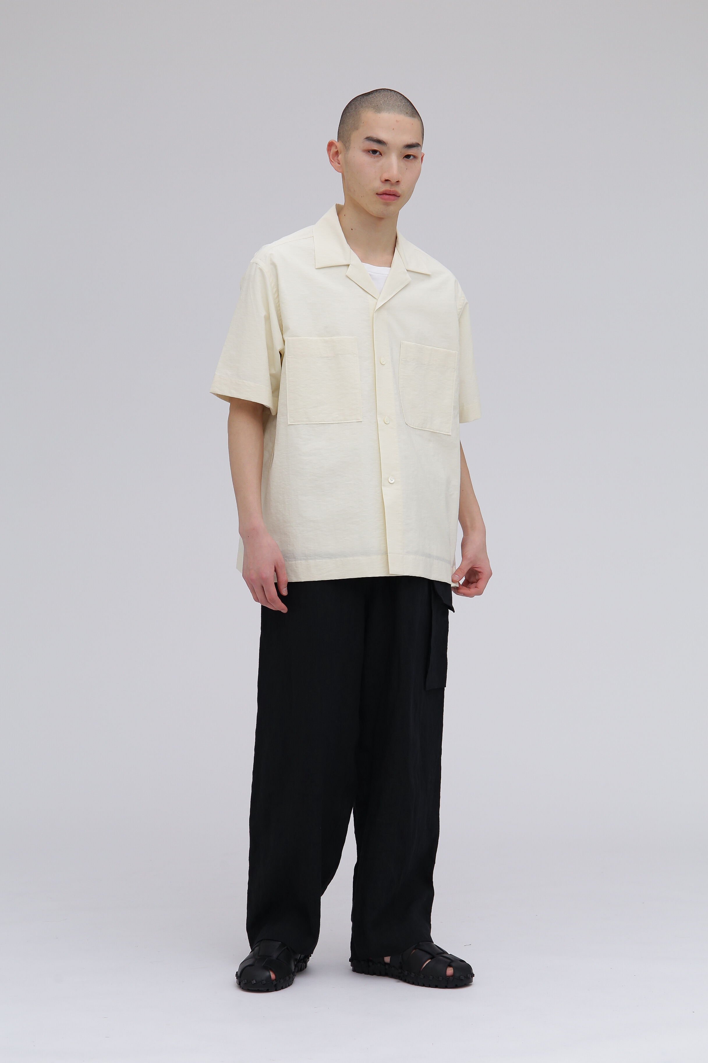 YLEVE 「YLEVE / COTTON NYLON WASHER SHIRT」|シャツ・ブラウス|