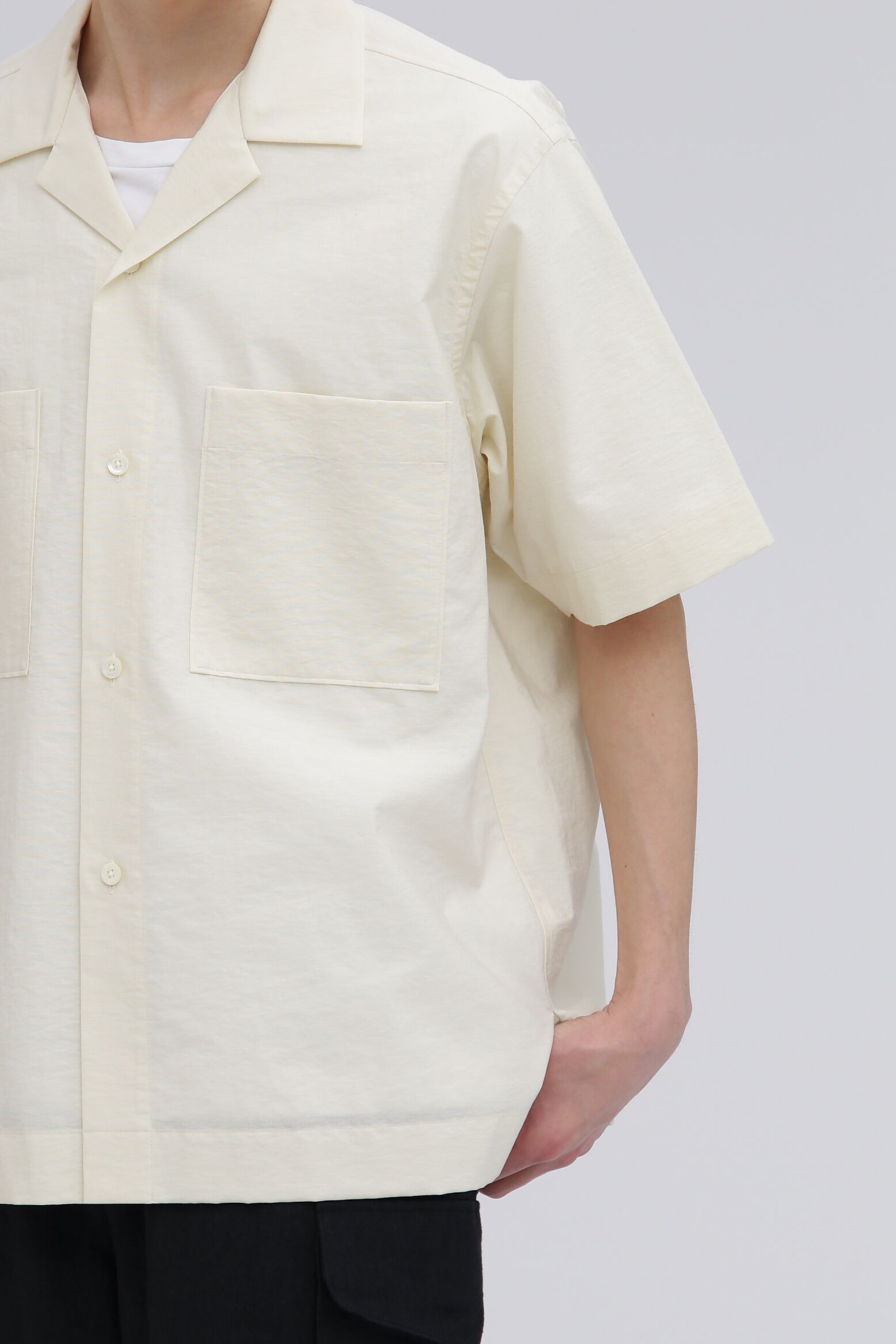 YLEVE 「YLEVE / COTTON NYLON WASHER SHIRT」|シャツ・ブラウス|