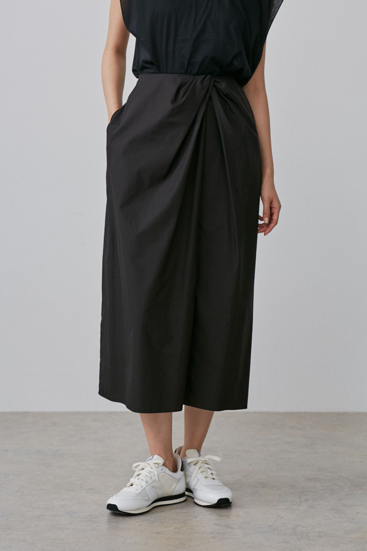 YLEVE 「YLEVE / FINX COTTON WEATHER TWIST SK」|スカート|