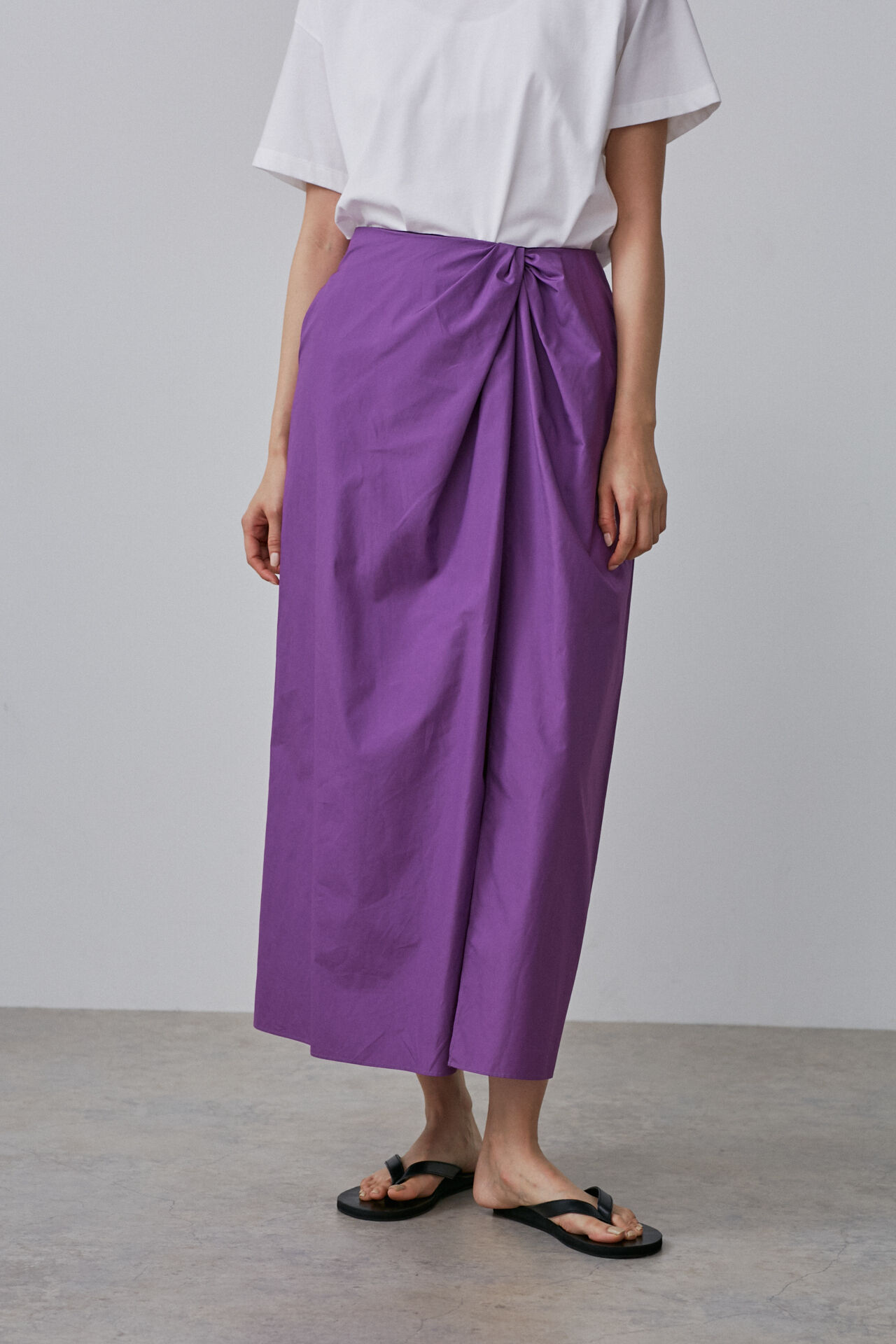 YLEVE 「YLEVE / FINX COTTON WEATHER TWIST SK」|スカート|