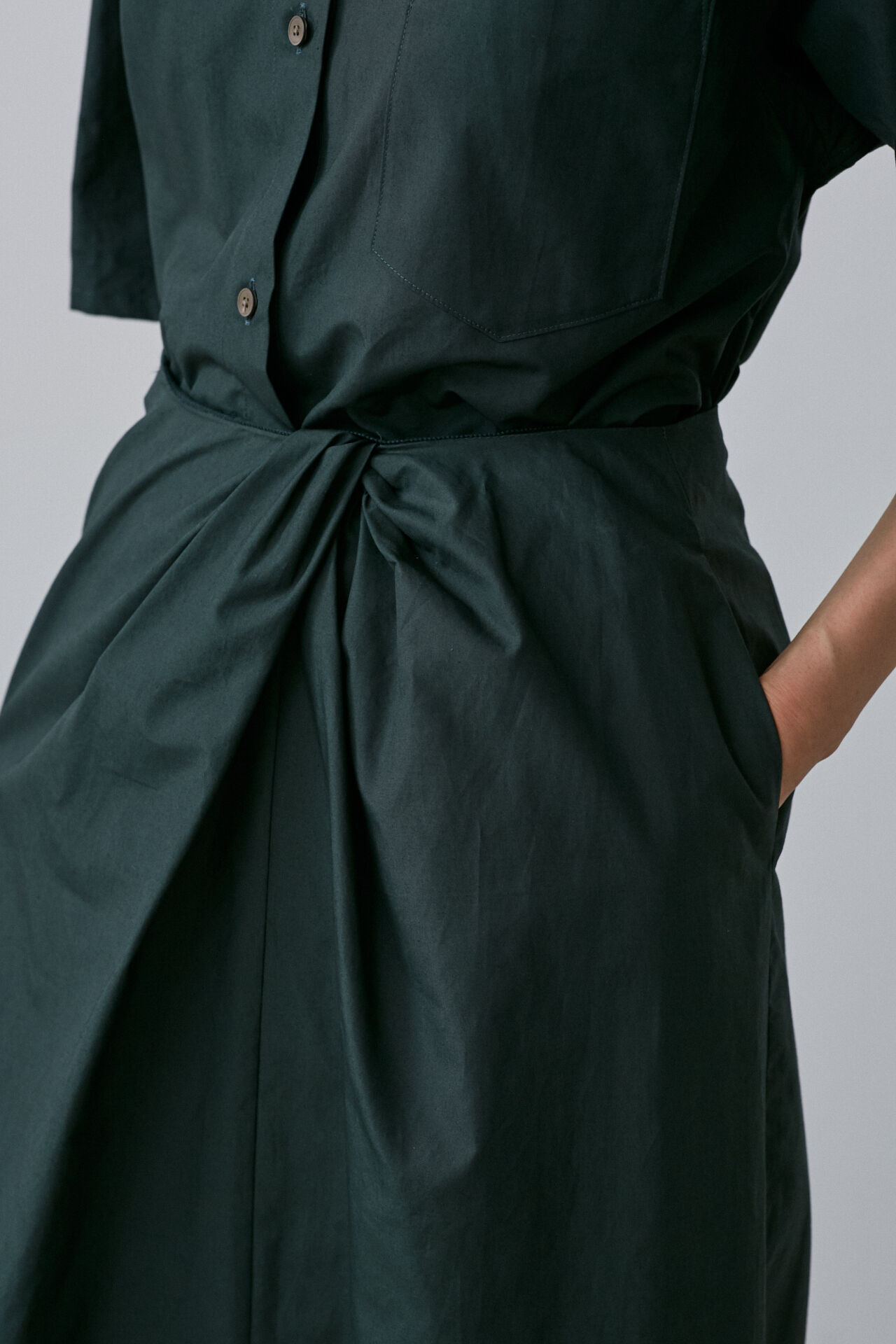 YLEVE 「YLEVE / FINX COTTON WEATHER TWIST SK」|スカート|