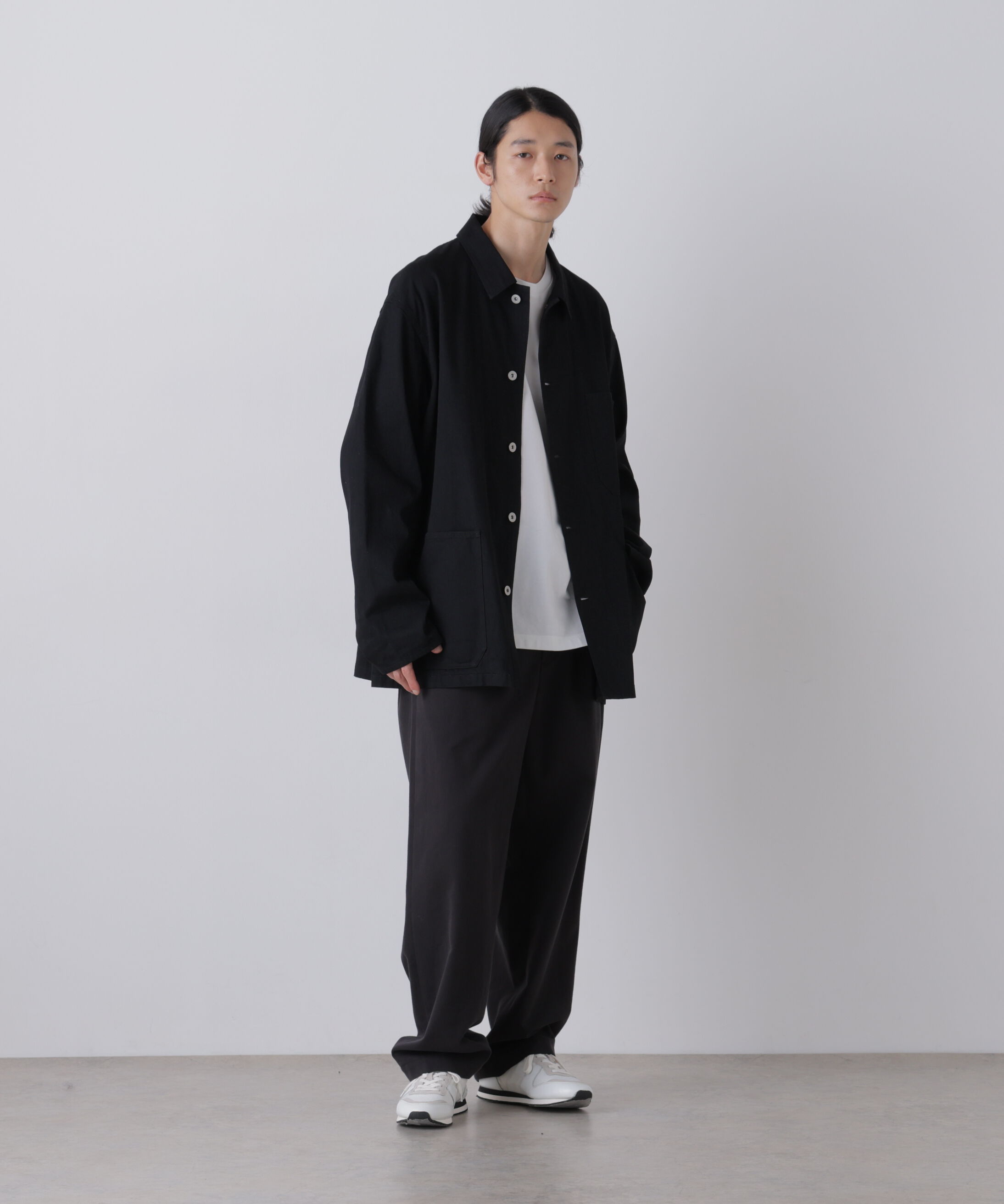 YLEVE 「Ｙ /  [UNISEX] ORGANIC COTTON LIGHT DENIM COVERALL JACKET」|ブルゾン・スタジャン|