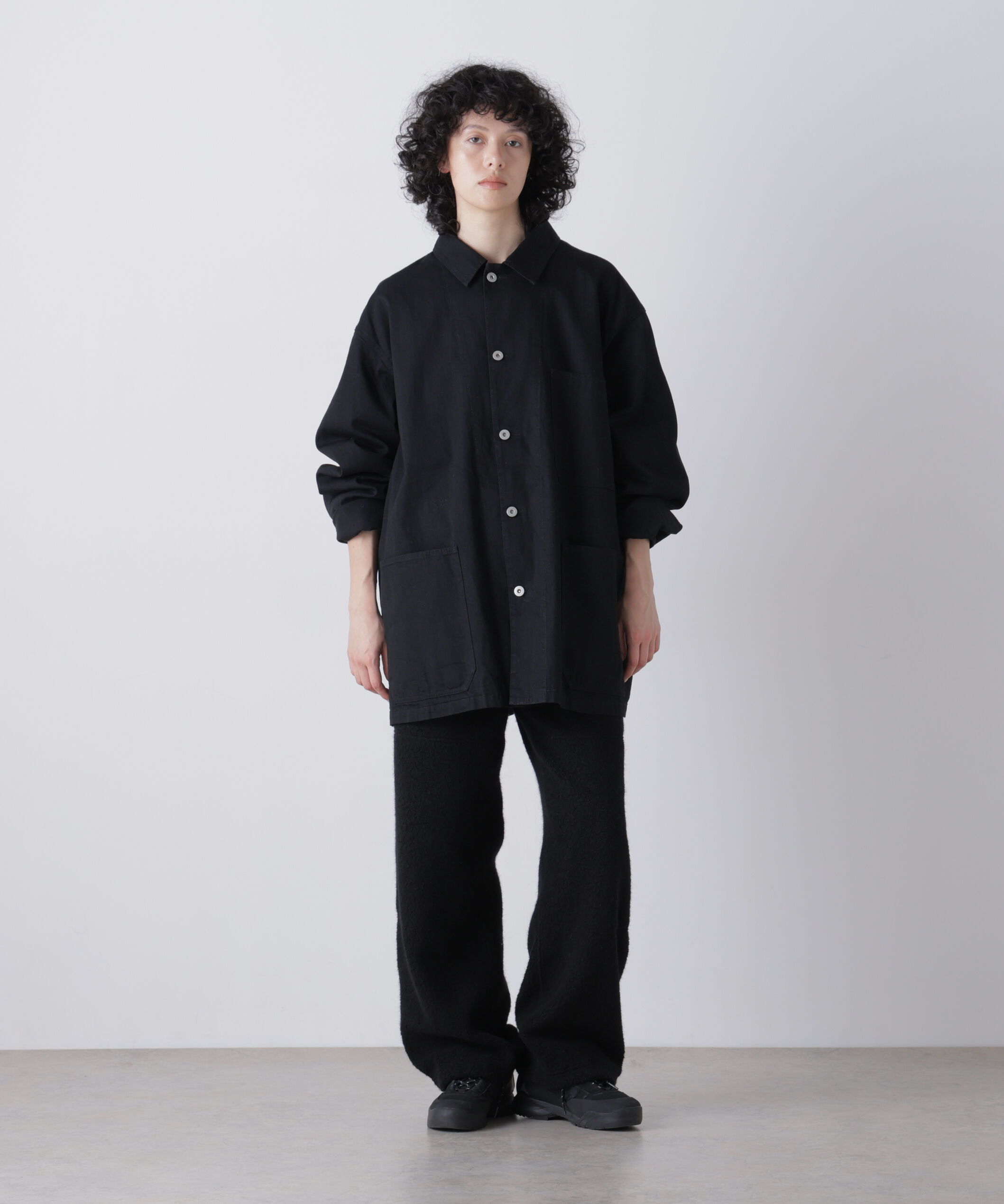 YLEVE 「Ｙ /  [UNISEX] ORGANIC COTTON LIGHT DENIM COVERALL JACKET」|ブルゾン・スタジャン|