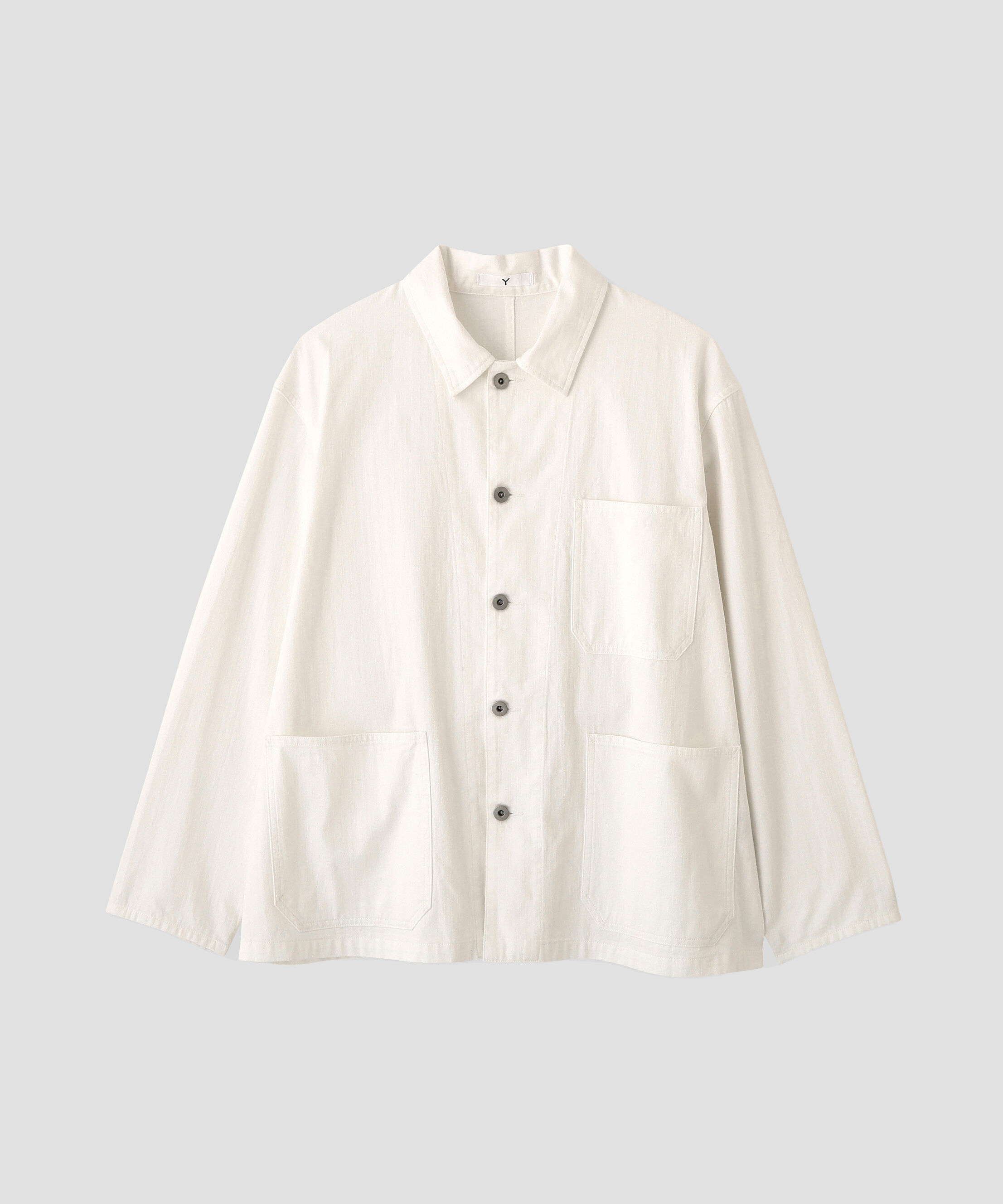 YLEVE 「Ｙ /  [UNISEX] ORGANIC COTTON LIGHT DENIM COVERALL JACKET」|ブルゾン・スタジャン|