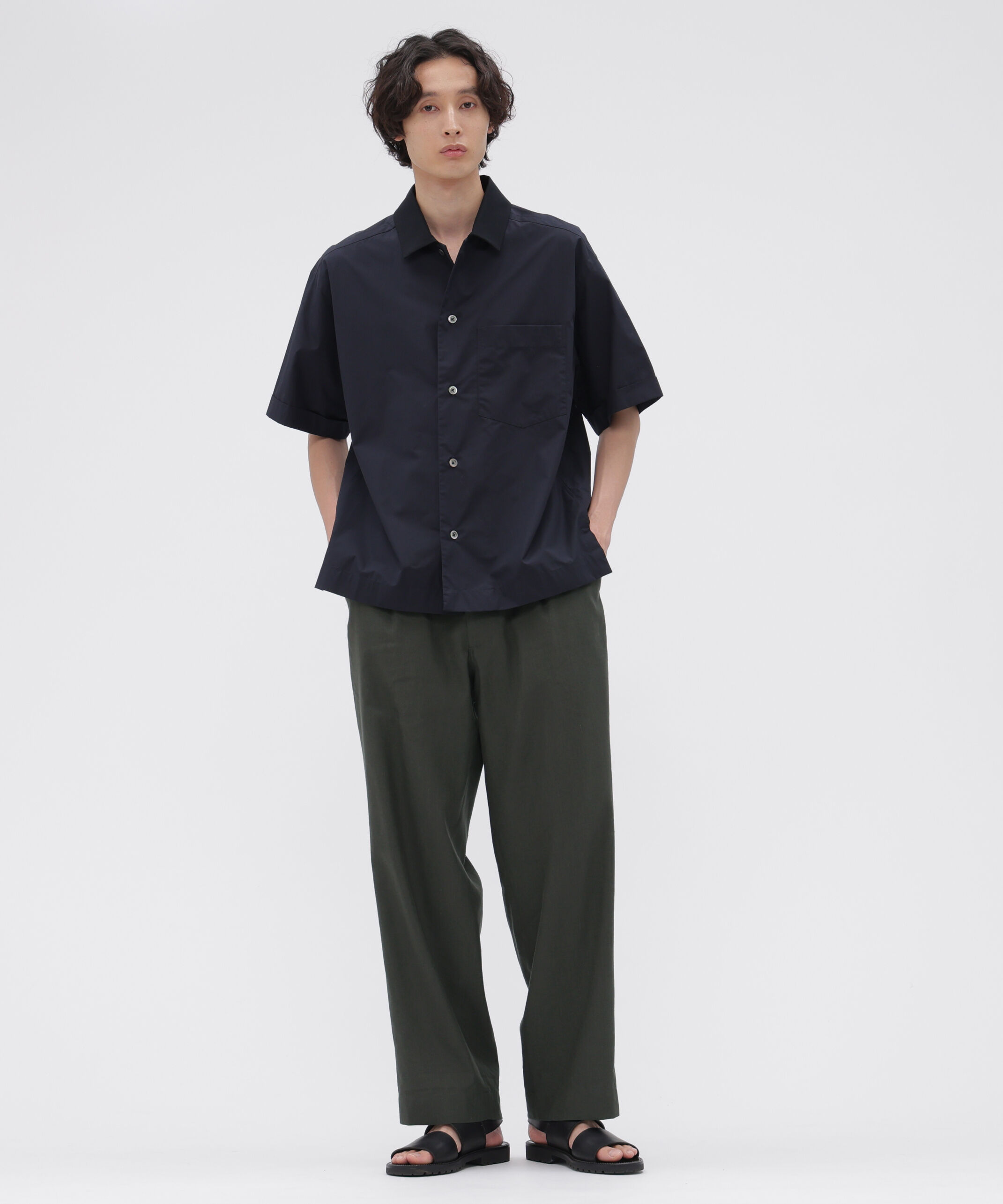 MARGARET HOWELL「LINEN WOOL SILK PLAINWEAVE TROUSERS」|その他|
