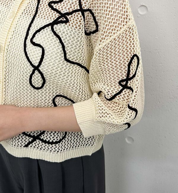 archives「２ＷＡＹコード刺繍ライトニットカーディガン」|カーディガン|