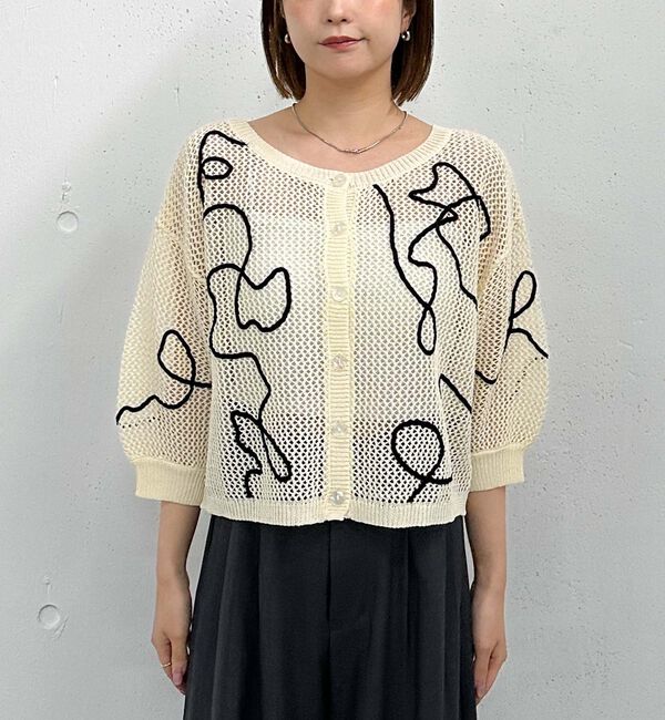 archives「２ＷＡＹコード刺繍ライトニットカーディガン」|カーディガン|