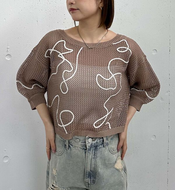 archives「２ＷＡＹコード刺繍ライトニットカーディガン」|カーディガン|