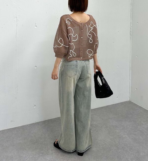archives「２ＷＡＹコード刺繍ライトニットカーディガン」|カーディガン|