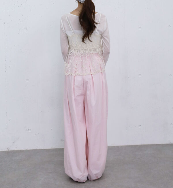 archives「刺?レースペプラムビスチェ&times;シアーカットＴＯＰＳ」|カーディガン|