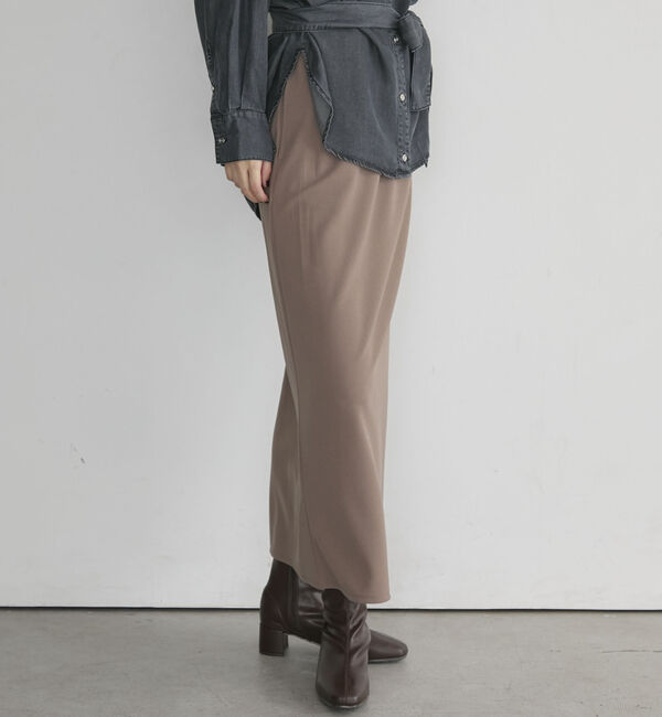Doux archives「カットジョーゼットサイドＺＩＰスカート」|スカート|
