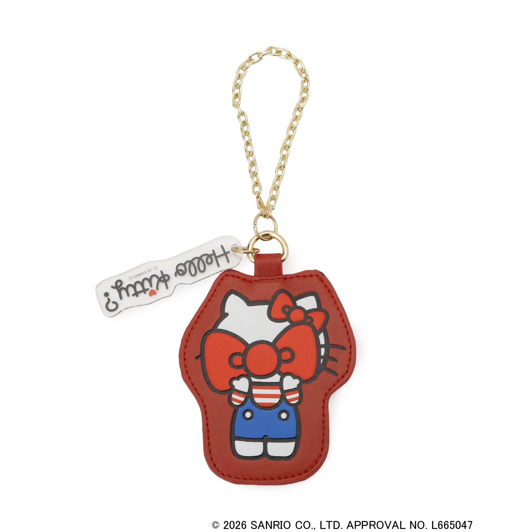 SHOO･LA･RUE「【HELLO KITTY コラボ】ミラーチャーム」|キーケース|レッド(063)