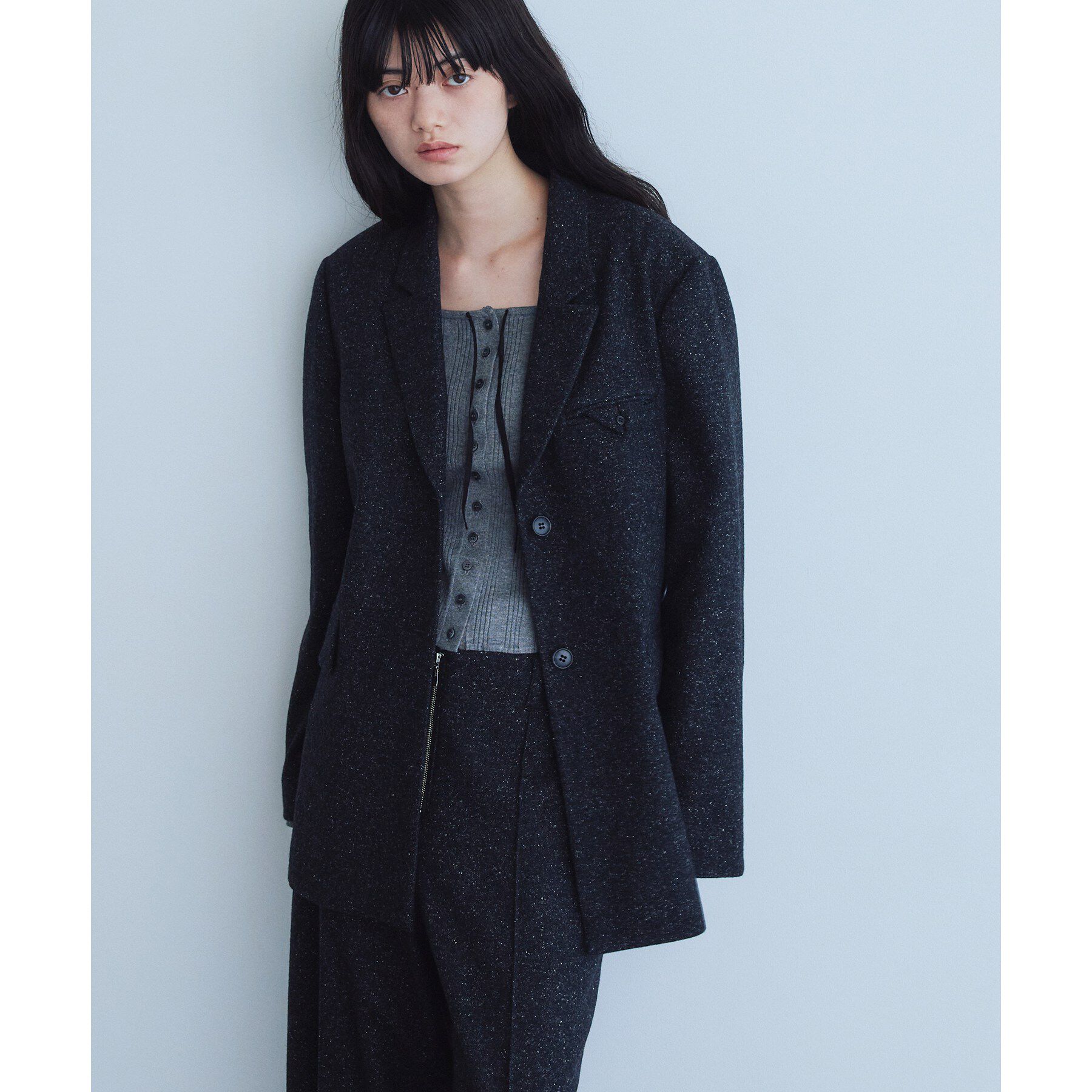 CODE A「soft nep convertible jacket」|テーラードジャケット|