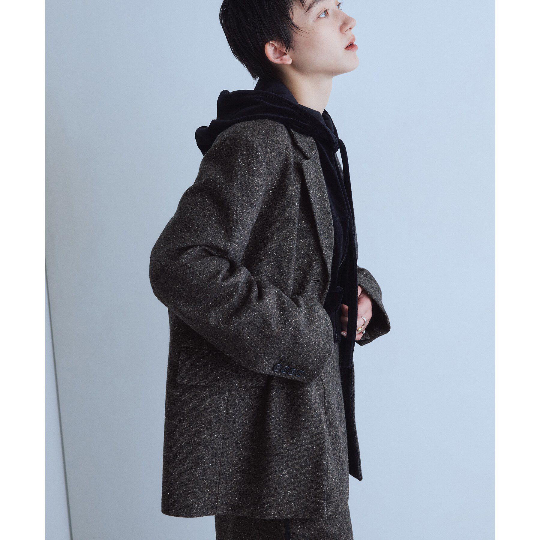 CODE A「soft nep convertible jacket」|テーラードジャケット|