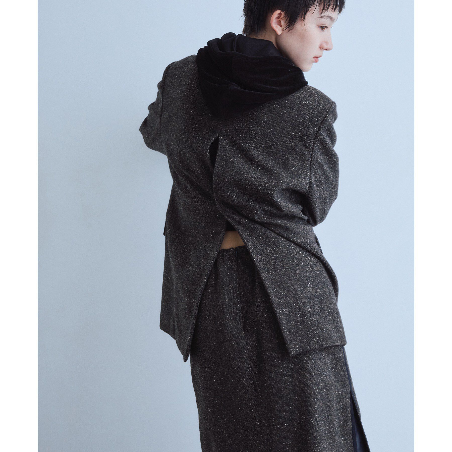 CODE A「soft nep convertible jacket」|テーラードジャケット|