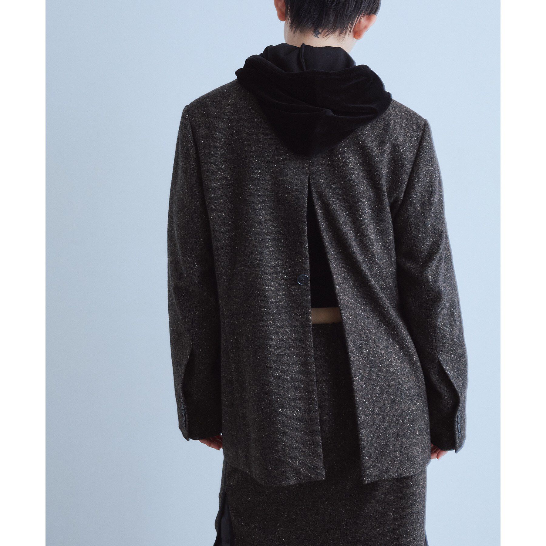 CODE A「soft nep convertible jacket」|テーラードジャケット|