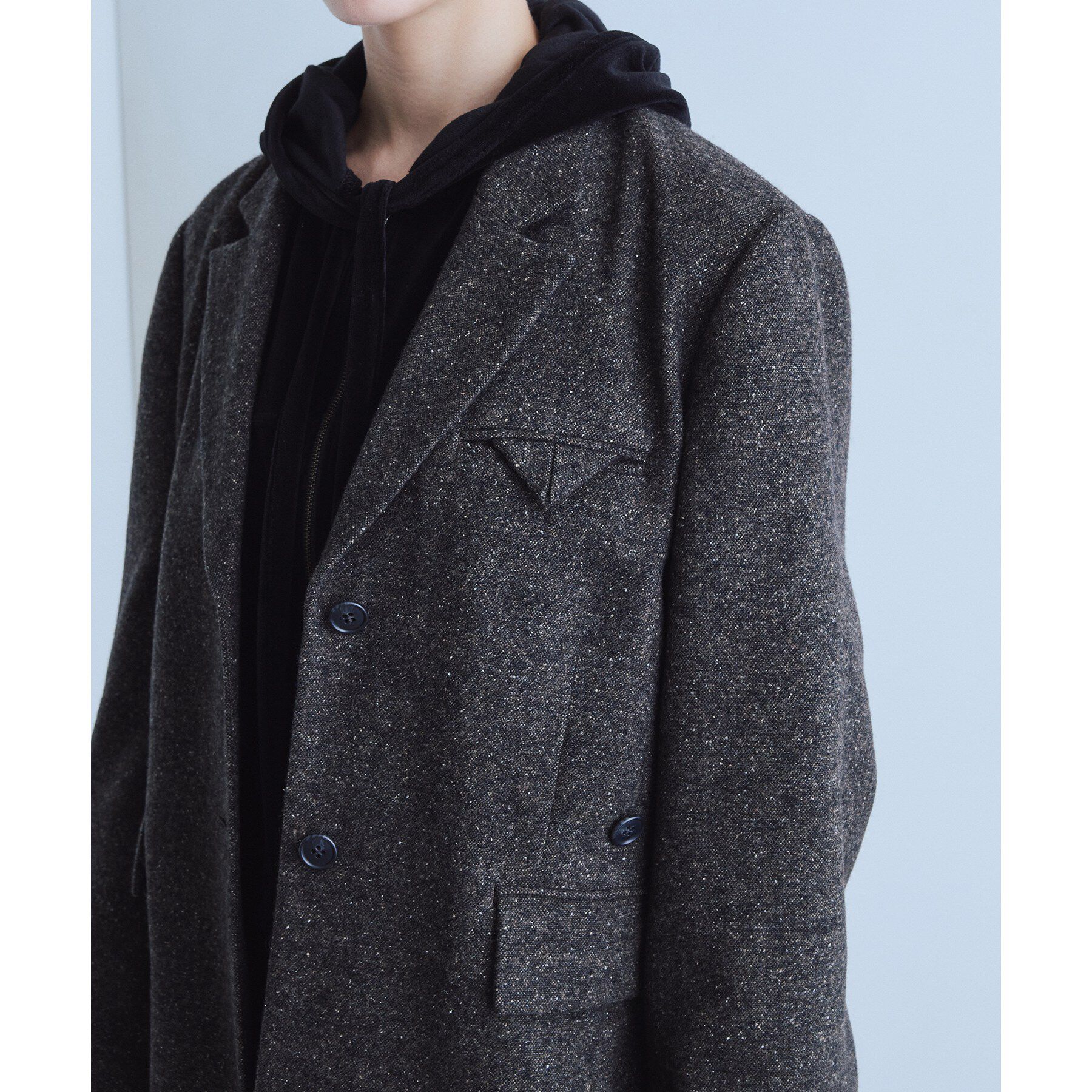 CODE A「soft nep convertible jacket」|テーラードジャケット|