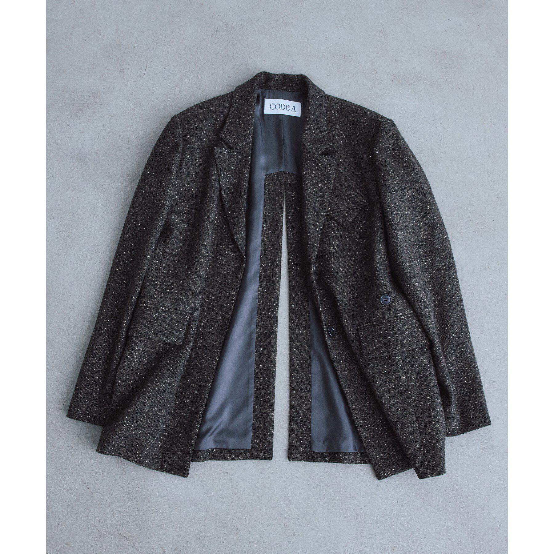 CODE A「soft nep convertible jacket」|テーラードジャケット|