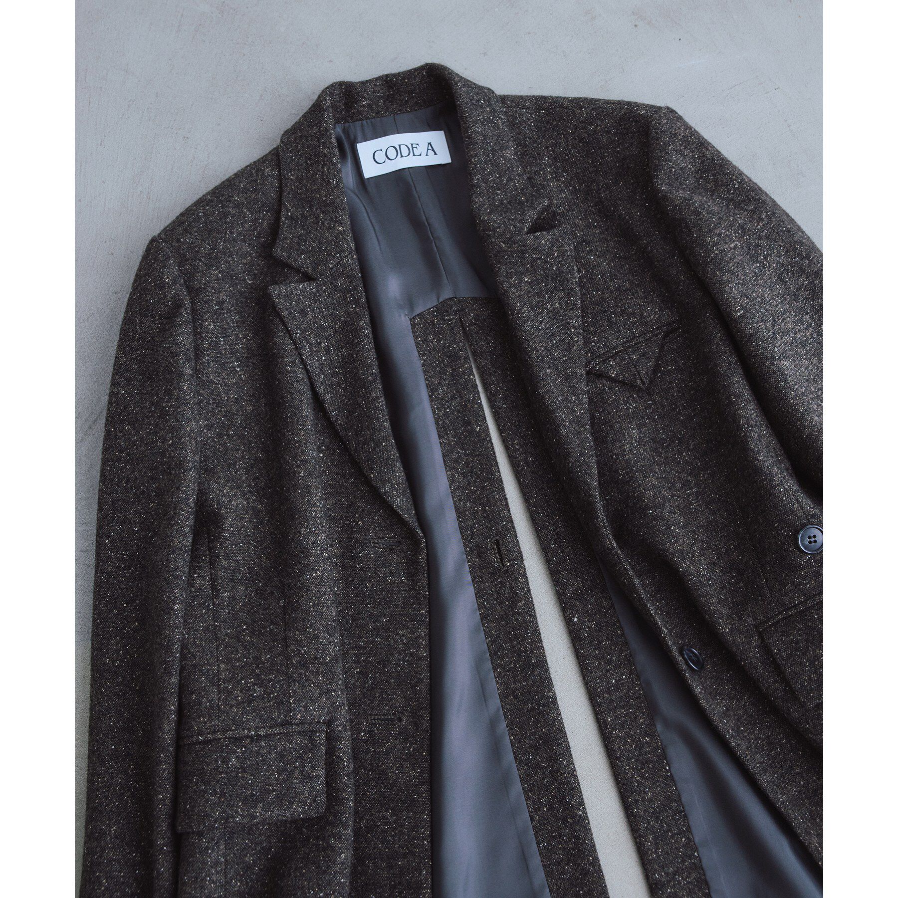 CODE A「soft nep convertible jacket」|テーラードジャケット|
