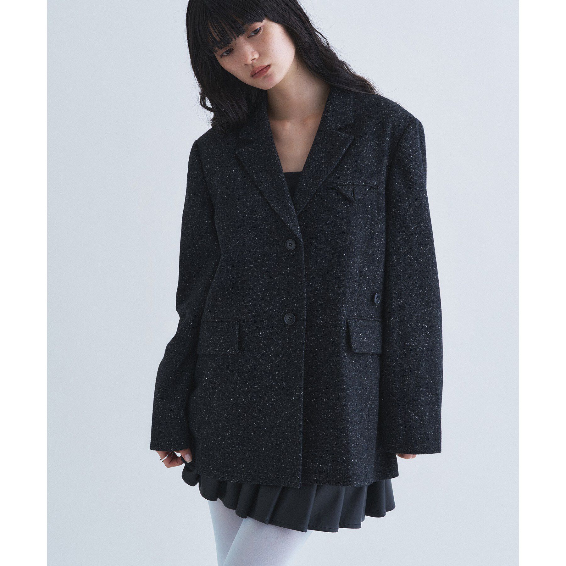 CODE A「soft nep convertible jacket」|テーラードジャケット|