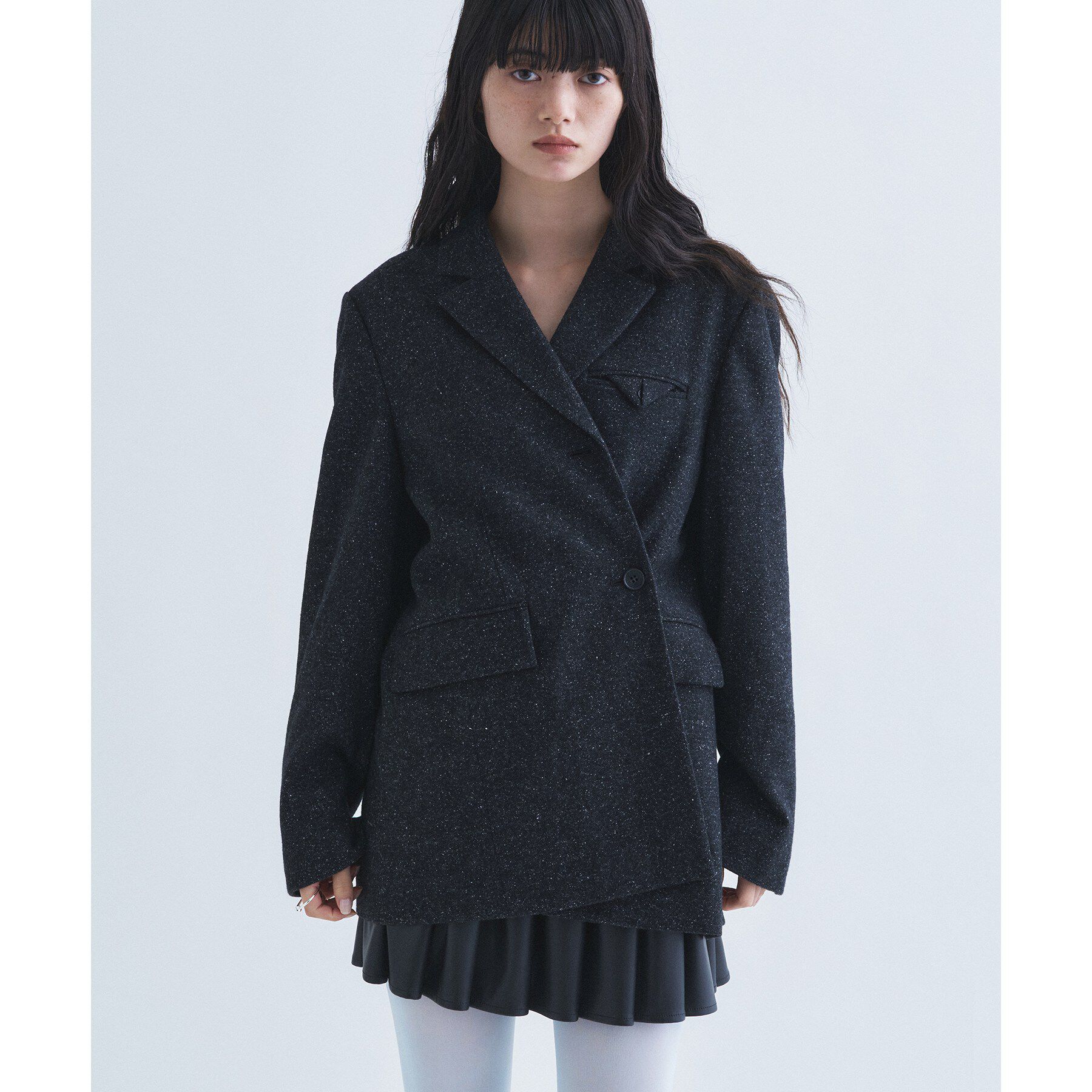 CODE A「soft nep convertible jacket」|テーラードジャケット|