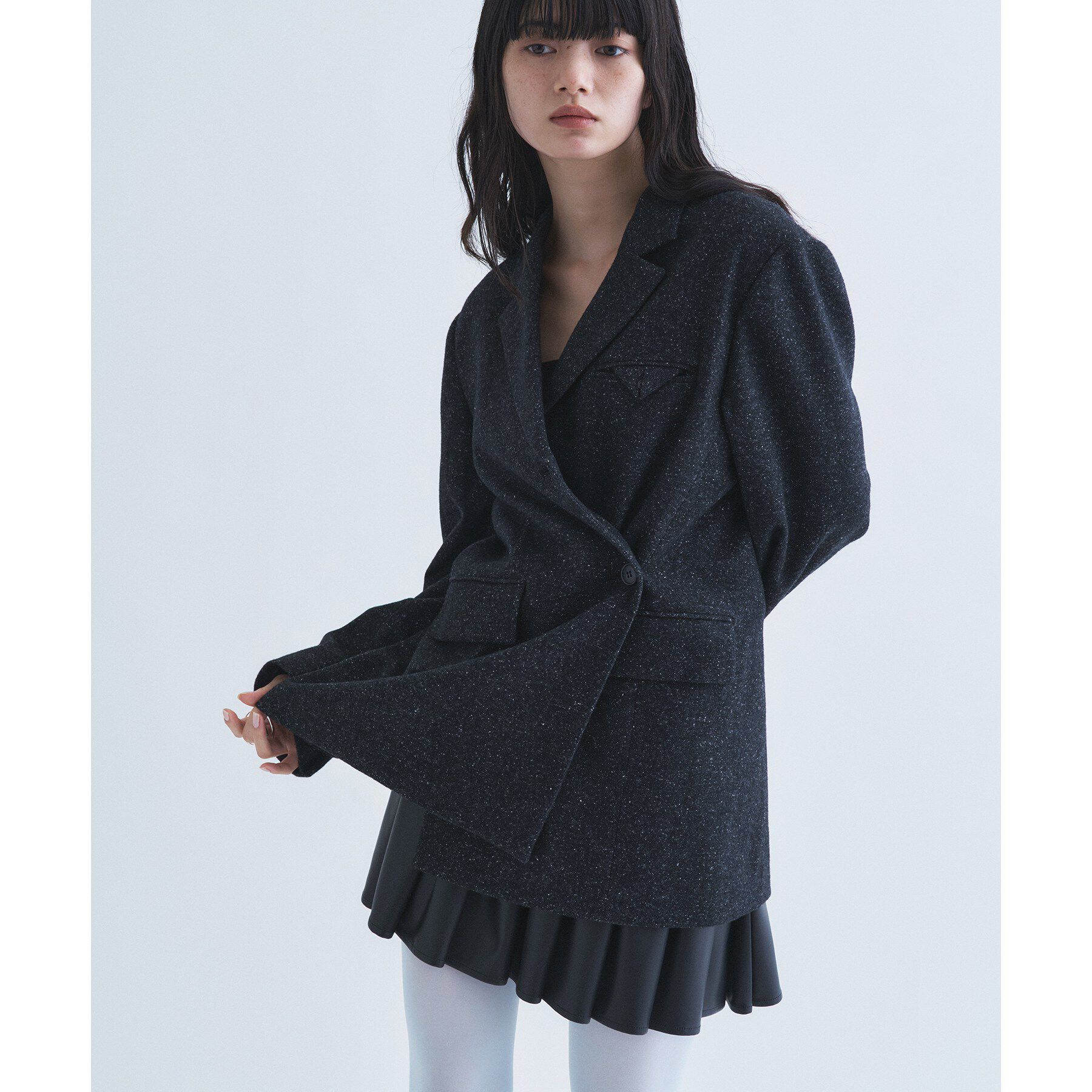 CODE A「soft nep convertible jacket」|テーラードジャケット|