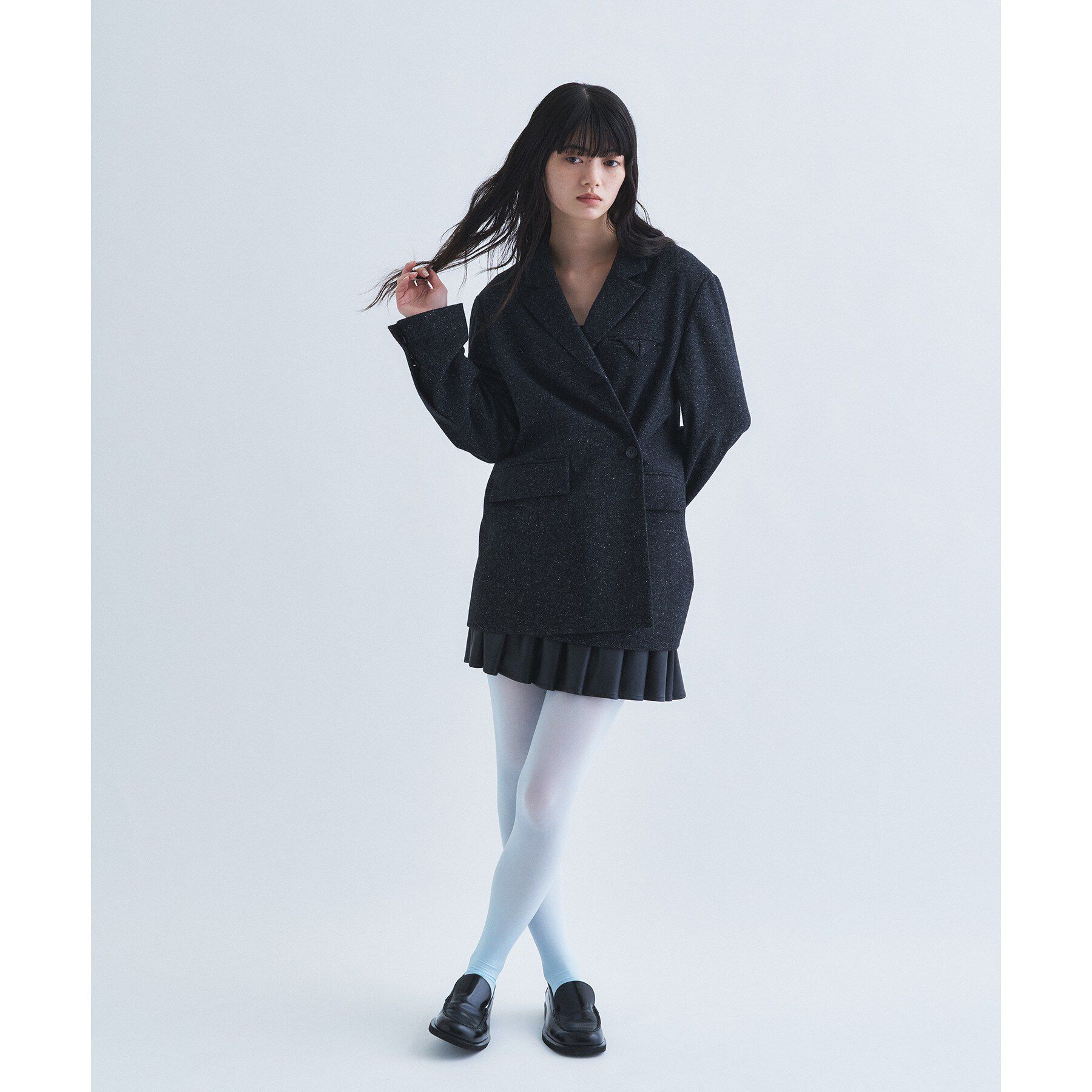 CODE A「soft nep convertible jacket」|テーラードジャケット|