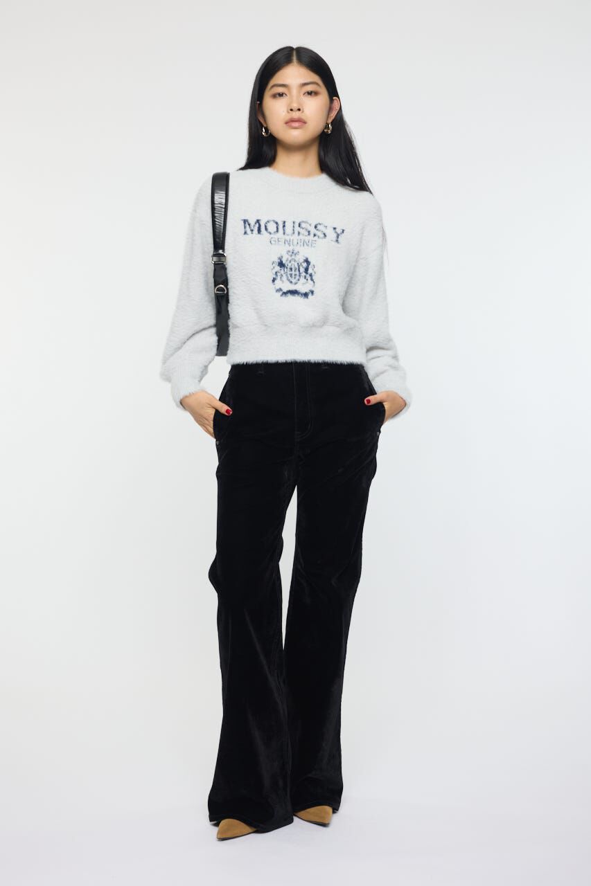 MOUSSY「FLUFFY MOUSSY KNIT トップス」|ニット・セーター|