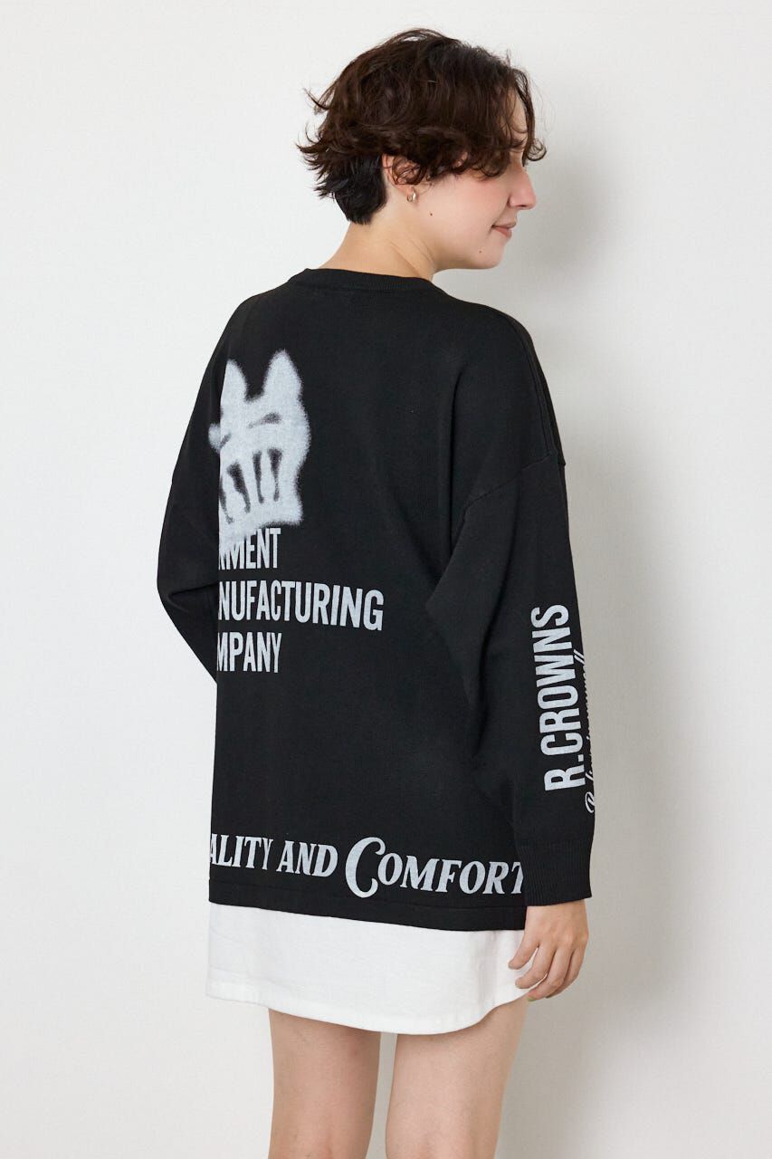 RODEO CROWNS「フェイクレイヤードニットワンピース」|ワンピース|