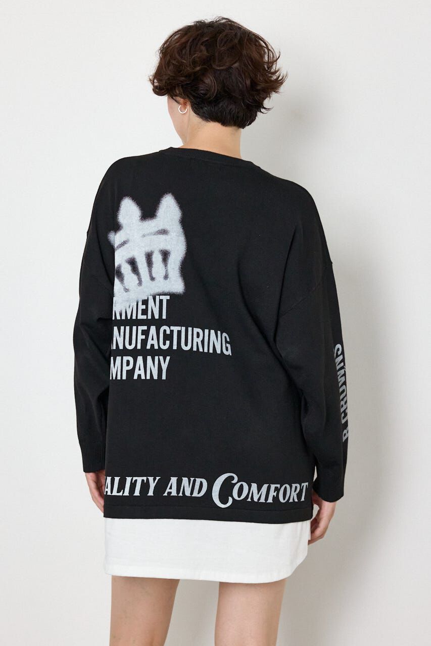 RODEO CROWNS「フェイクレイヤードニットワンピース」|ワンピース|