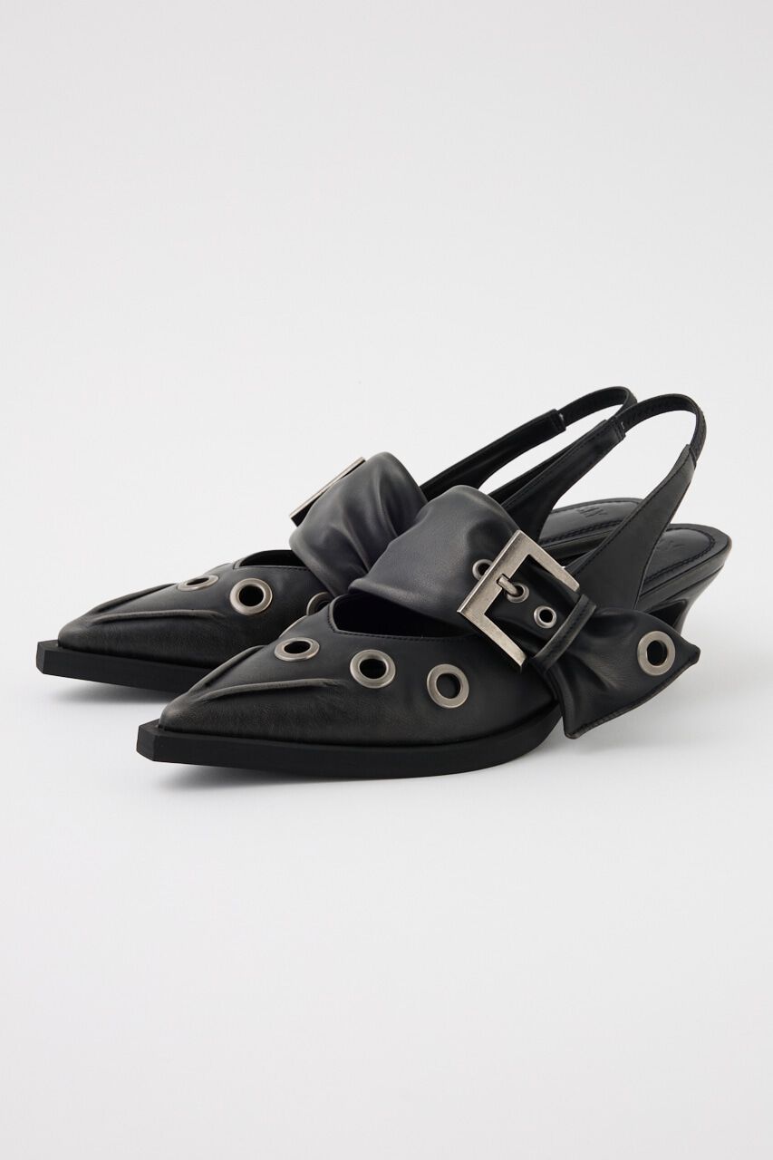 SLY「EYELET SLING パンプス」|パンプス|
