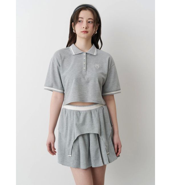 CALNAMUR「ポロ&times;スカートセットアップ【セットアイテム】」|ワンピース|