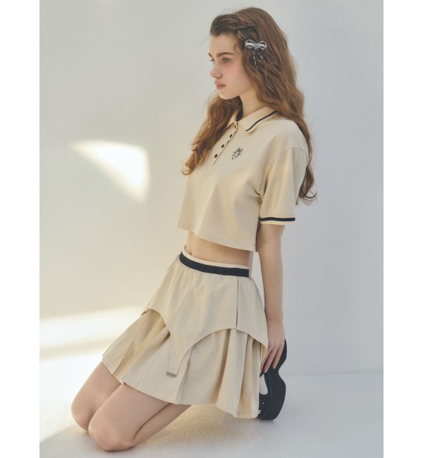 CALNAMUR「ポロ&times;スカートセットアップ【セットアイテム】」|ワンピース|
