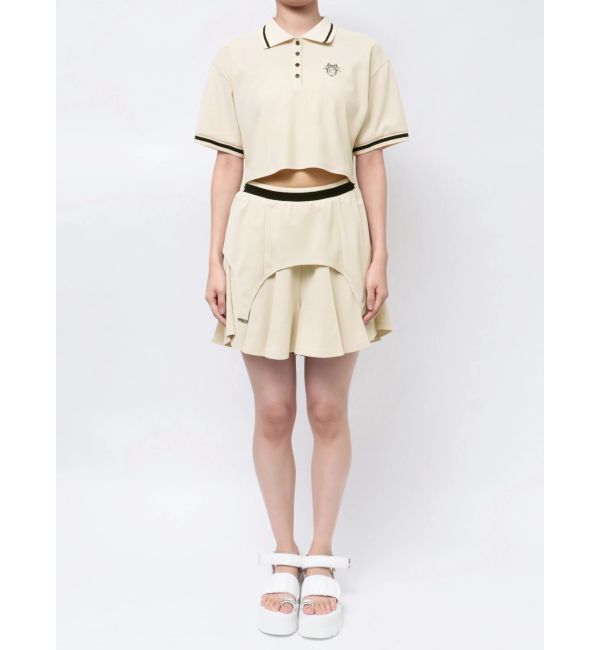 CALNAMUR「ポロ&times;スカートセットアップ【セットアイテム】」|ワンピース|