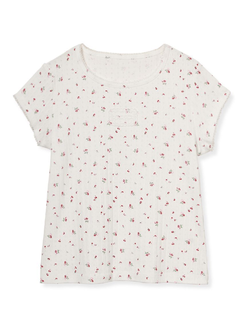 FURFUR「【WEB限定カラー】レースワッペンコンパクトTシャツ」|Tシャツ・カットソー|