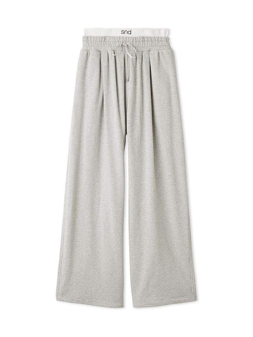 SNIDEL「【セットアップ対応】レイヤードデザインバリエパンツ」|チノ|GRY