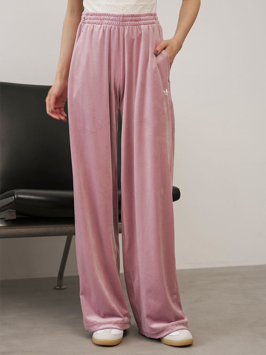 SNIDEL「【adidas Originals】ESS VELOUR PANT /エッセンシャルズ ベロアパンツ」|チノ|