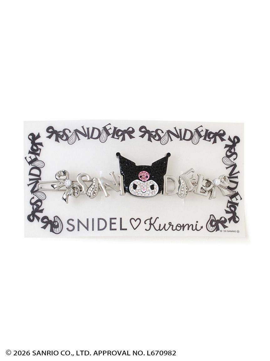 SNIDEL「【クロミ】ビジューヘアピン」|ヘアバンド|SLV