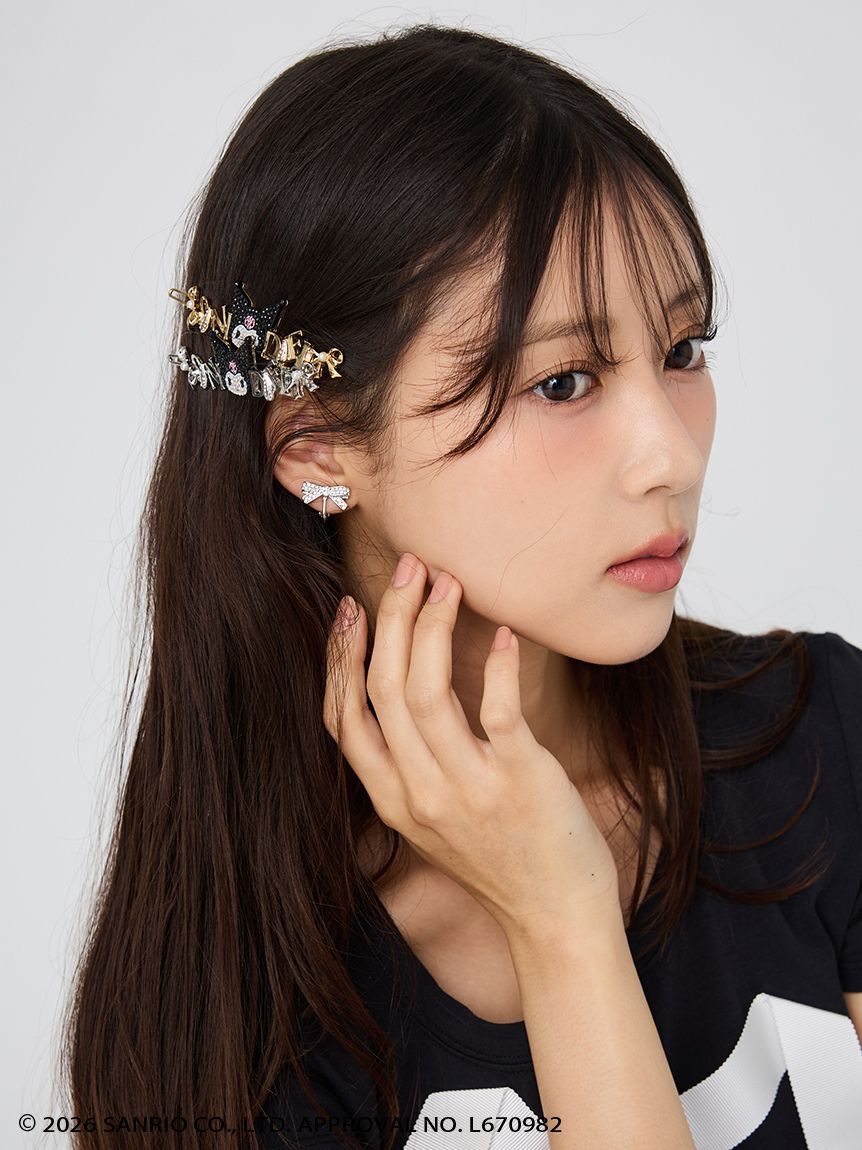 SNIDEL「【クロミ】ビジューヘアピン」|ヘアバンド|