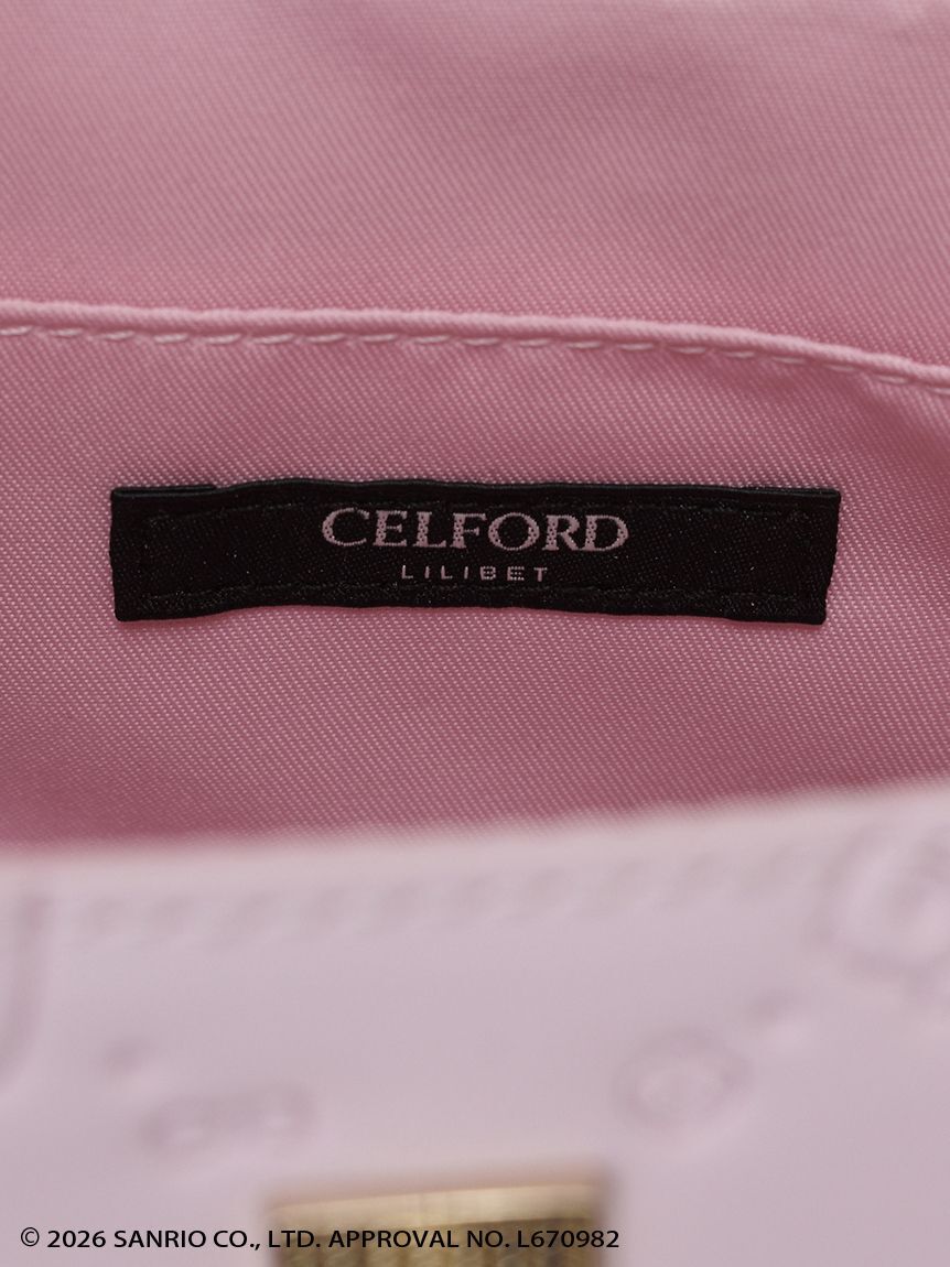 CELFORD「【マイメロディ】【リュタン】 エンボスビジュースタッズポシェット」|ショルダー・メッセンジャー|