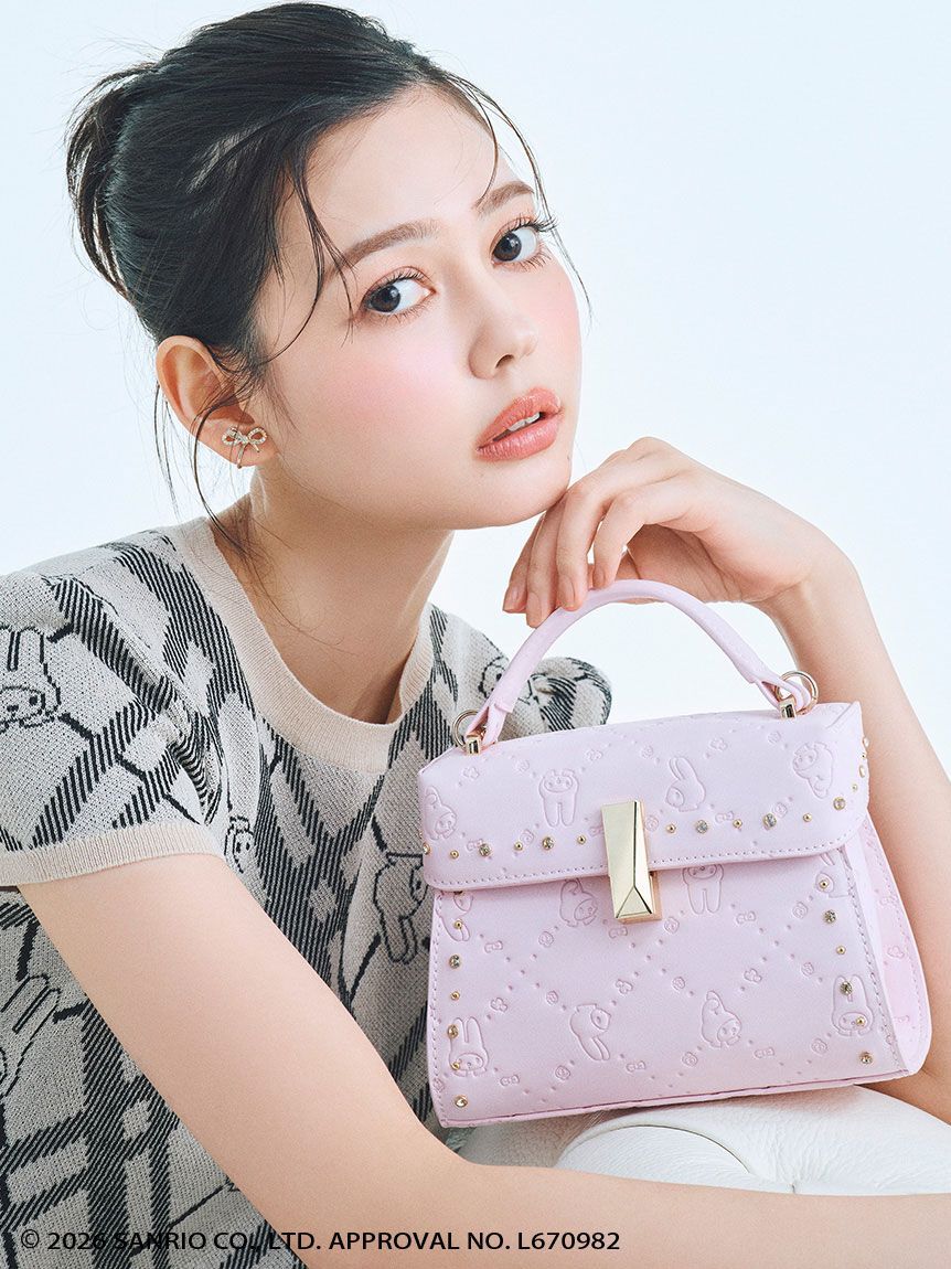 CELFORD「【マイメロディ】【リュタン】 エンボスビジュースタッズポシェット」|ショルダー・メッセンジャー|LPNK