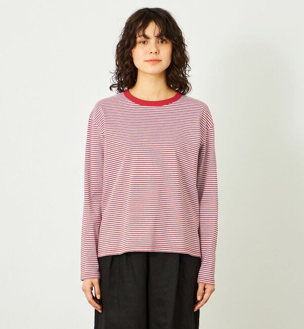 MACKINTOSH PHILOSOPHY「GREY LABEL ボーダー長袖」|ニット・セーター|