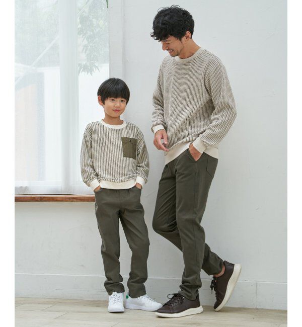 ikka kids「MKビックワッフルポケツキPO」|Tシャツ・カットソー|