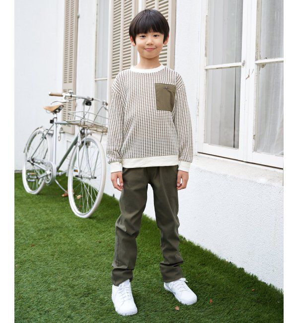 ikka kids「MKビックワッフルポケツキPO」|Tシャツ・カットソー|