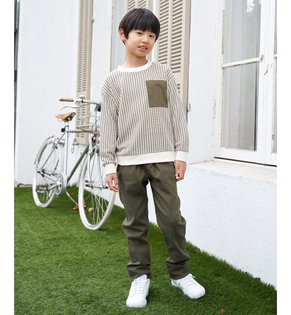 ikka kids「MKビックワッフルポケツキPO」|Tシャツ・カットソー|