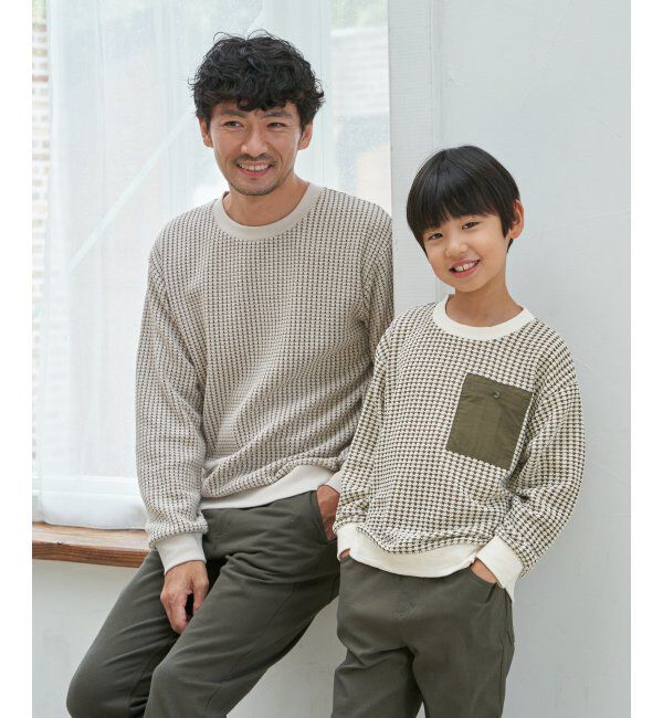 ikka kids「MKビックワッフルポケツキPO」|Tシャツ・カットソー|